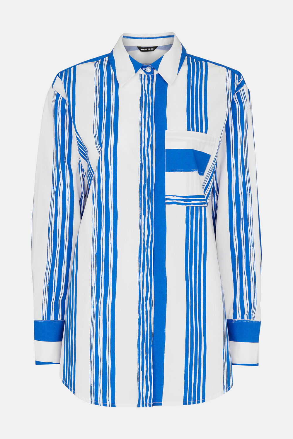Painted Stripe Oversized Shirt